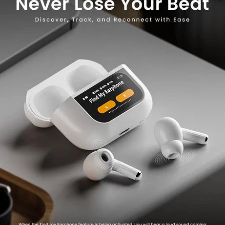 The Vidas™ AirPods Pro with Digital Display – Advanced Noise Cancellation, Superior Sound Quality, and Customizable Touch Controls for a Premium Listening Experience